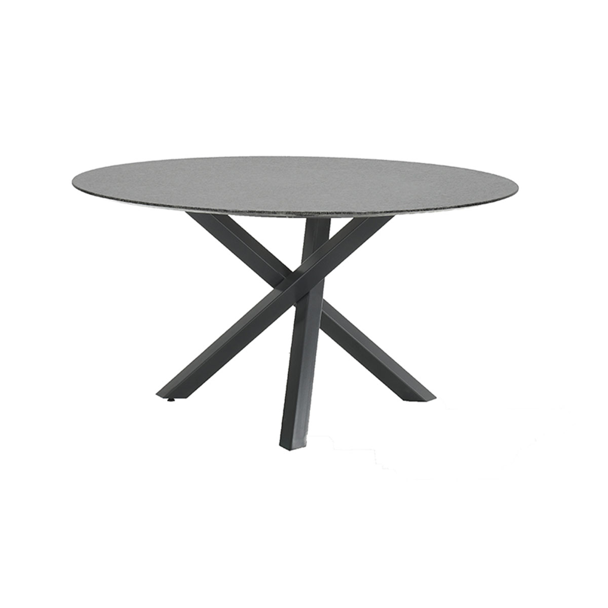 Studio 20 Gigi tafel diameter120x2cm, facet diamond black satinado - 