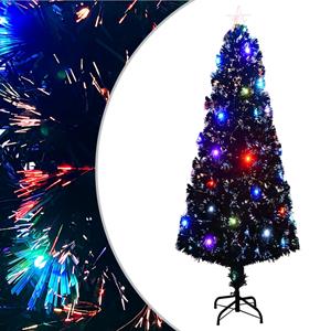 VIDAXL Künstlicher Weihnachtsbaum Mit Stender/led 240 Cm Fiberoptik