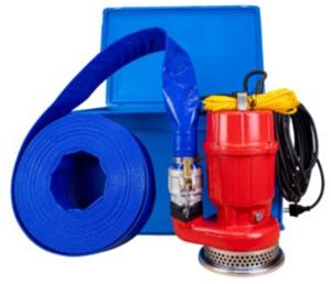 Kin Pumps Dompelpomp -  AS 400 inclusief persslang - gietijzer - 230 volt (Max. capaciteit 16,8m³/h)