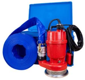 Kin Pumps Dompelpomp -  AS 400A inclusief persslang - Met drijvende vlotter - gietijzer - 230 volt (Max. capaciteit 16,8m³/h)