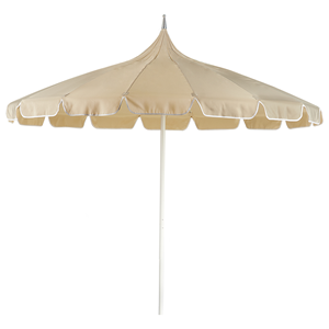 BELIANI Parasol beige ⌀ 245 cm MINOA