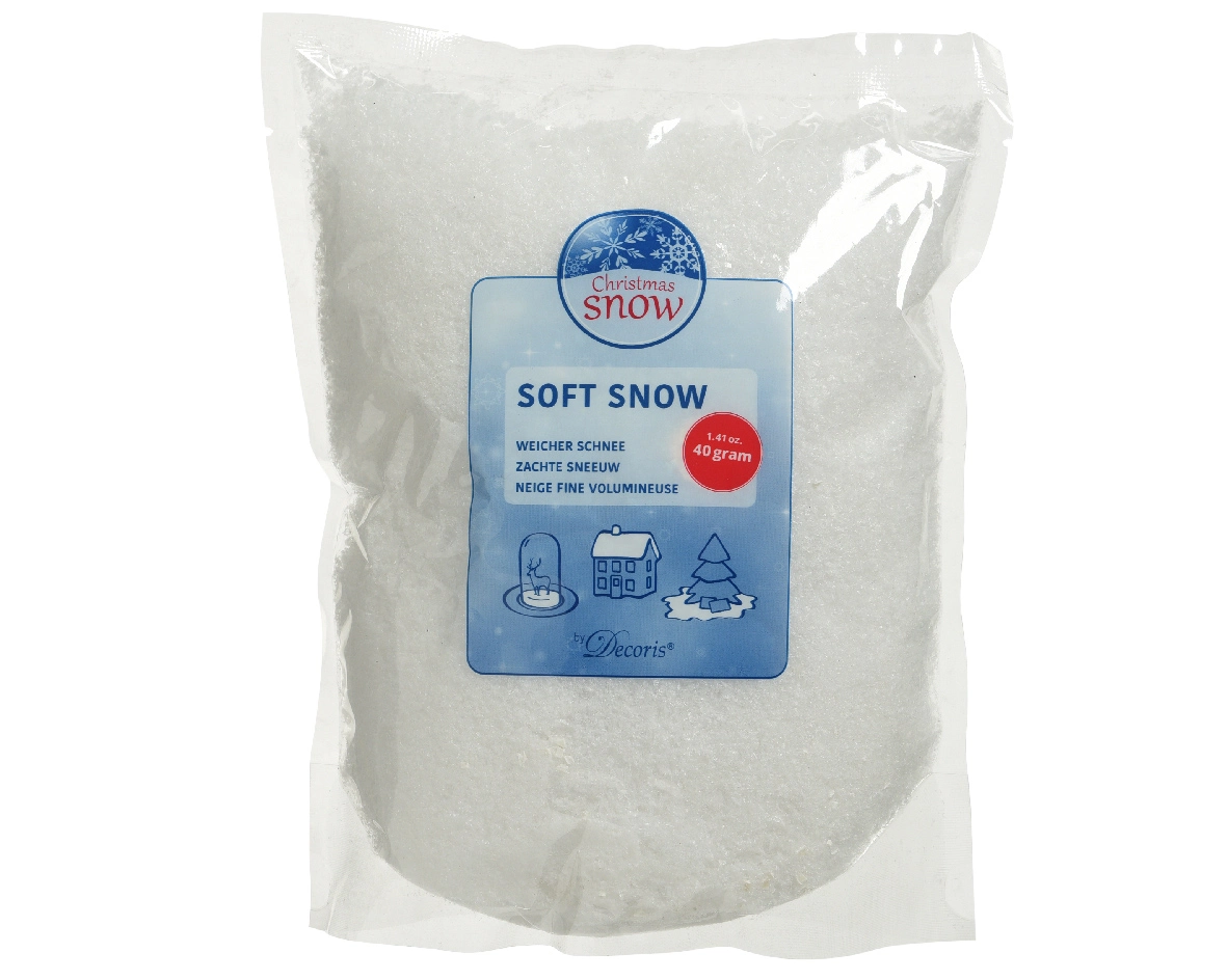 Kaemingk Sneeuw polyester zacht 40g wit