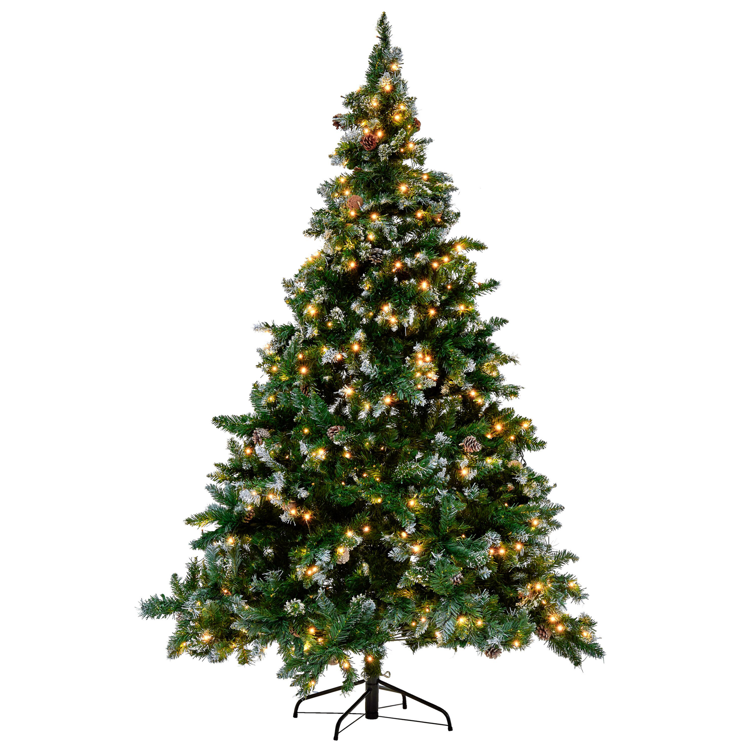 BELIANI Kerstboom met verlichting 180 cm PALOMAR