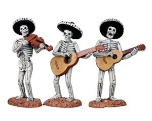 LEMAX Skeleton mariachi band set of - 