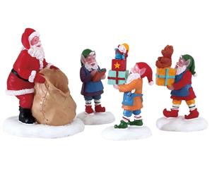 LEMAX Present procession set of 4 - 