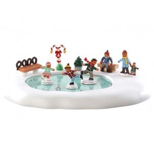 LEMAX Gingerbread skating pond b/o (4.5v) - 