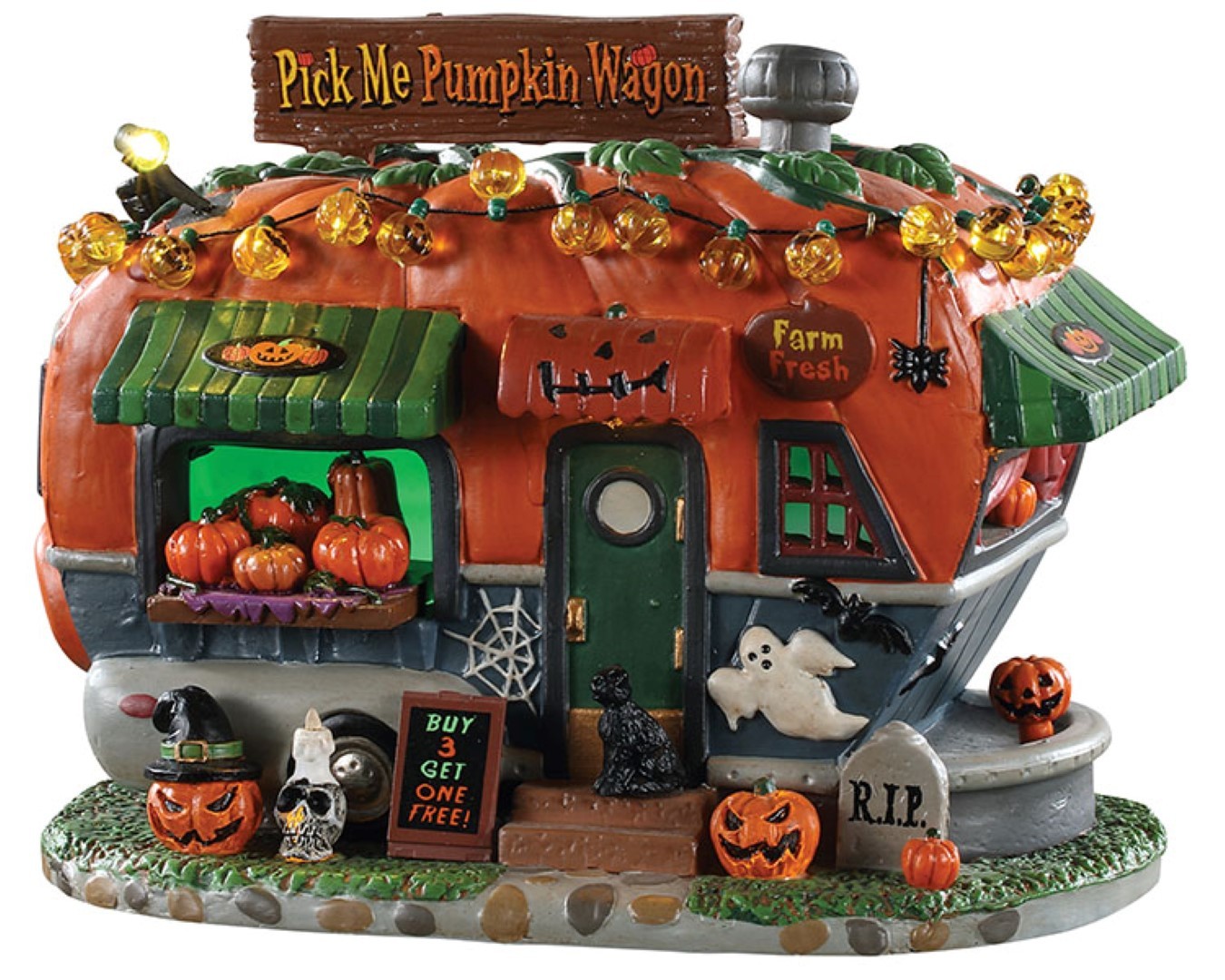 LEMAX Pick me pumpkin wagon 4,5V - 