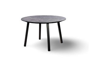 Yoi Teeburu tafel black/concrete dia. 120 cm - 