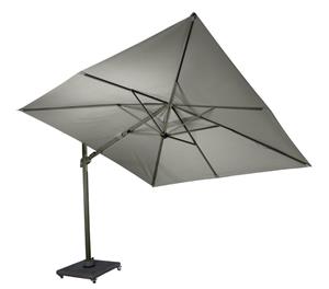 Yoi Cavalo parasol aluminium dark grey 300x300/8 dark grey - 