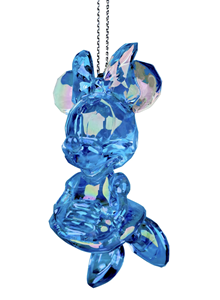 Kurt S. Adler Ornament acryl minnie l8cm blauw - 