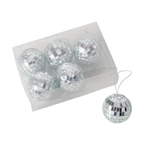 Boltze Home Kerstbal Disco 6-delig Glas Dia.5cm