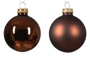 Decoris Kerstbal glas d6 cm esprss ass 20st kerst - 