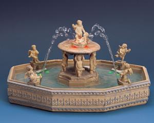 LEMAX Lighted village square fountain - 