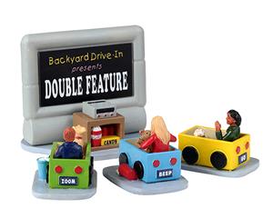 LEMAX Backyard Drive-In Set Of 4 - 