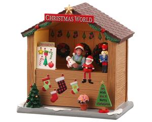 LEMAX Christmas World Booth B/O (3V) Kerst - 