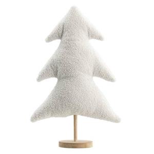 Leen Bakker Kerstboom Teddy - wit - 51x30x12 cm