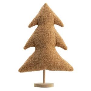 Leen Bakker Kerstboom Teddy - bruin - 51x30x12 cm