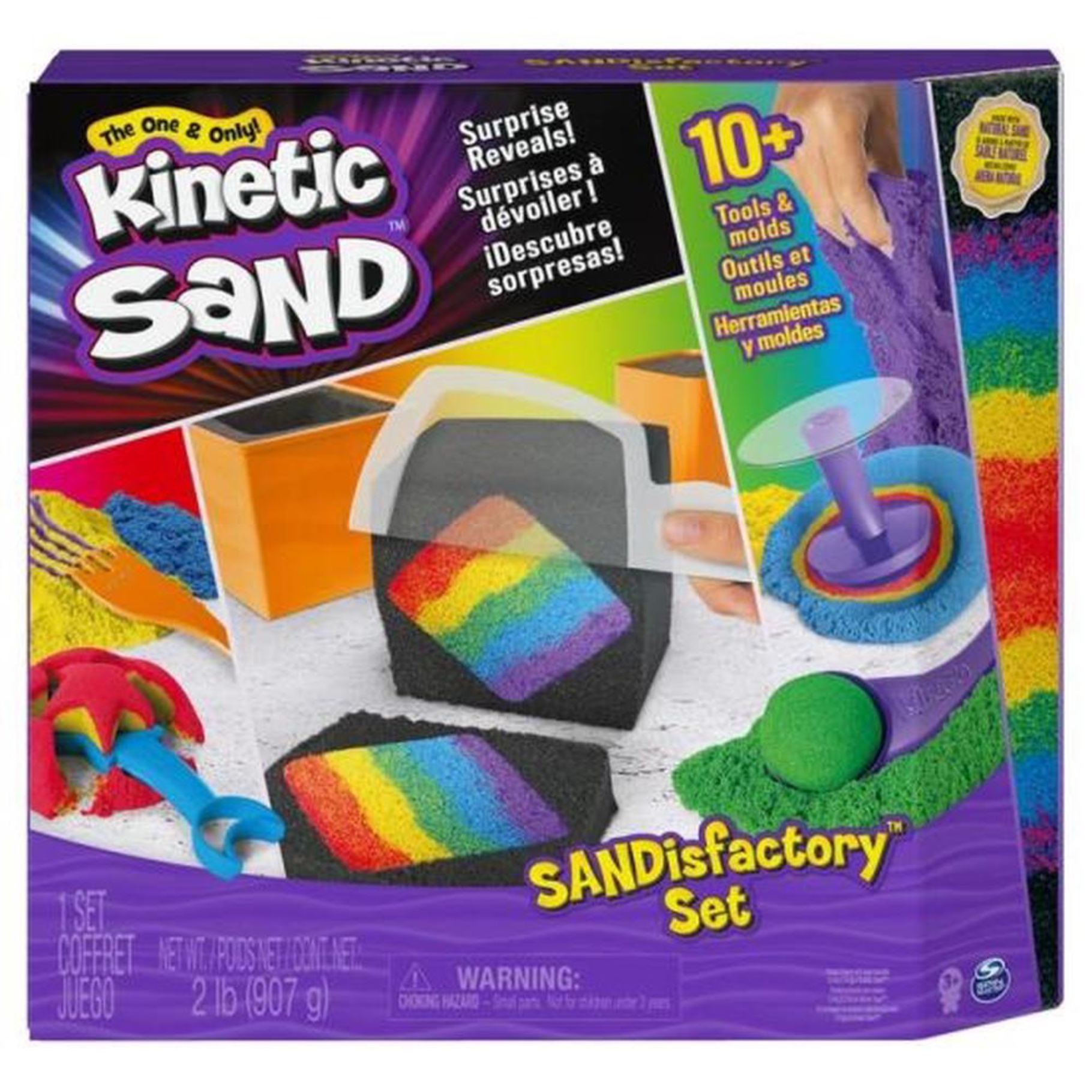 Top1Toys Kinetic Sand Sand Factory Set Pk4