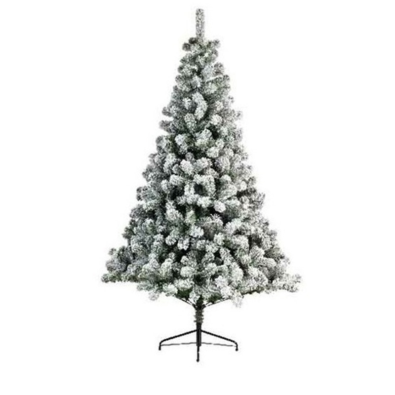 Everlands Kunst kerstboom Imperial pine 220 tips met sneeuw 120 cm -