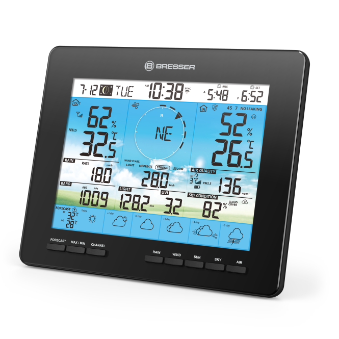 BRESSER zusätzliche / Ersatz-Basisstation für 7003210 6-Tage 4CAST Wetterstation