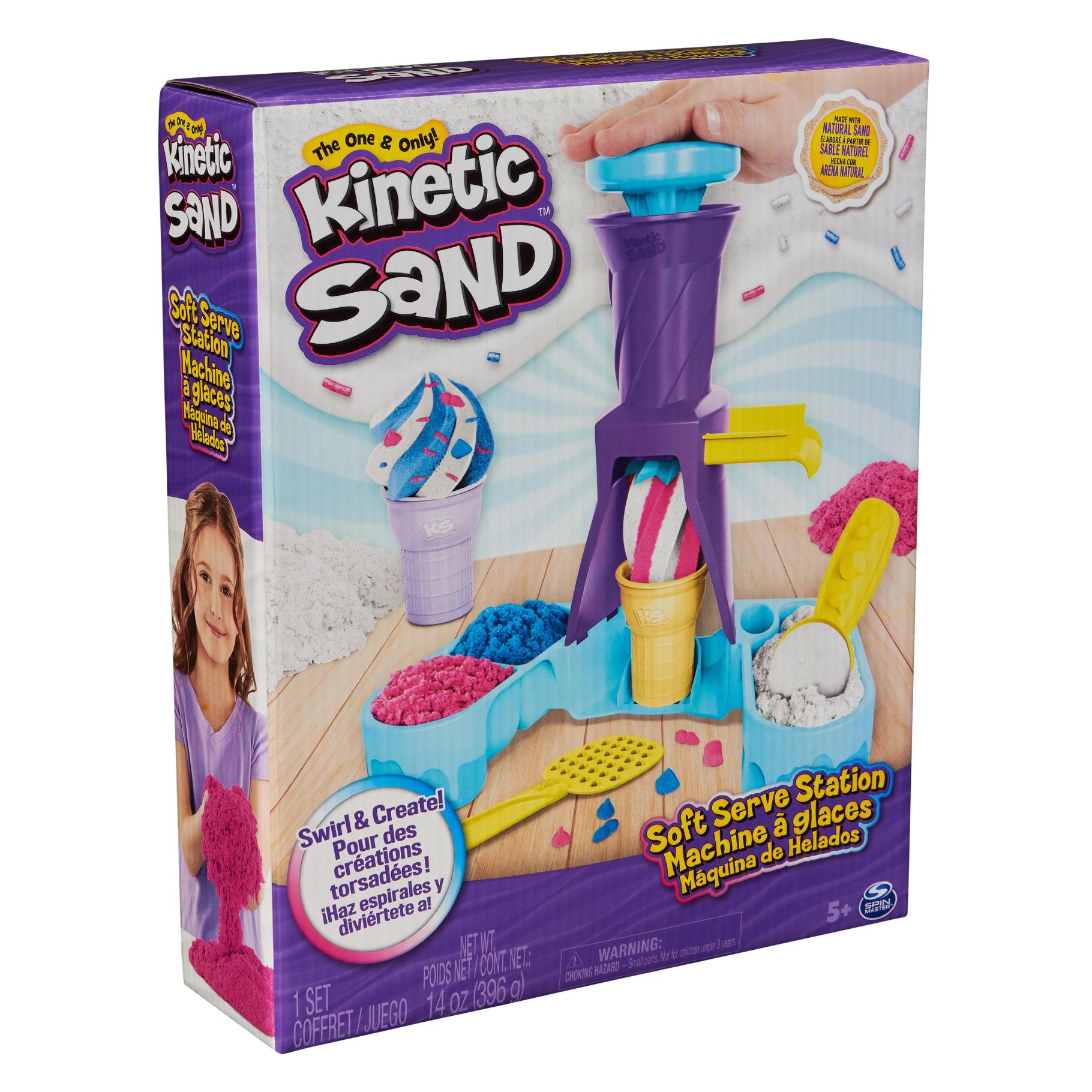 Top1Toys Kinetic Sand  Soft Serve Station