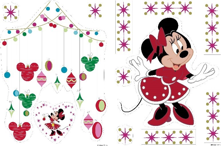 Kurt S. Adler Raamsticker plc minnie l42cm - 