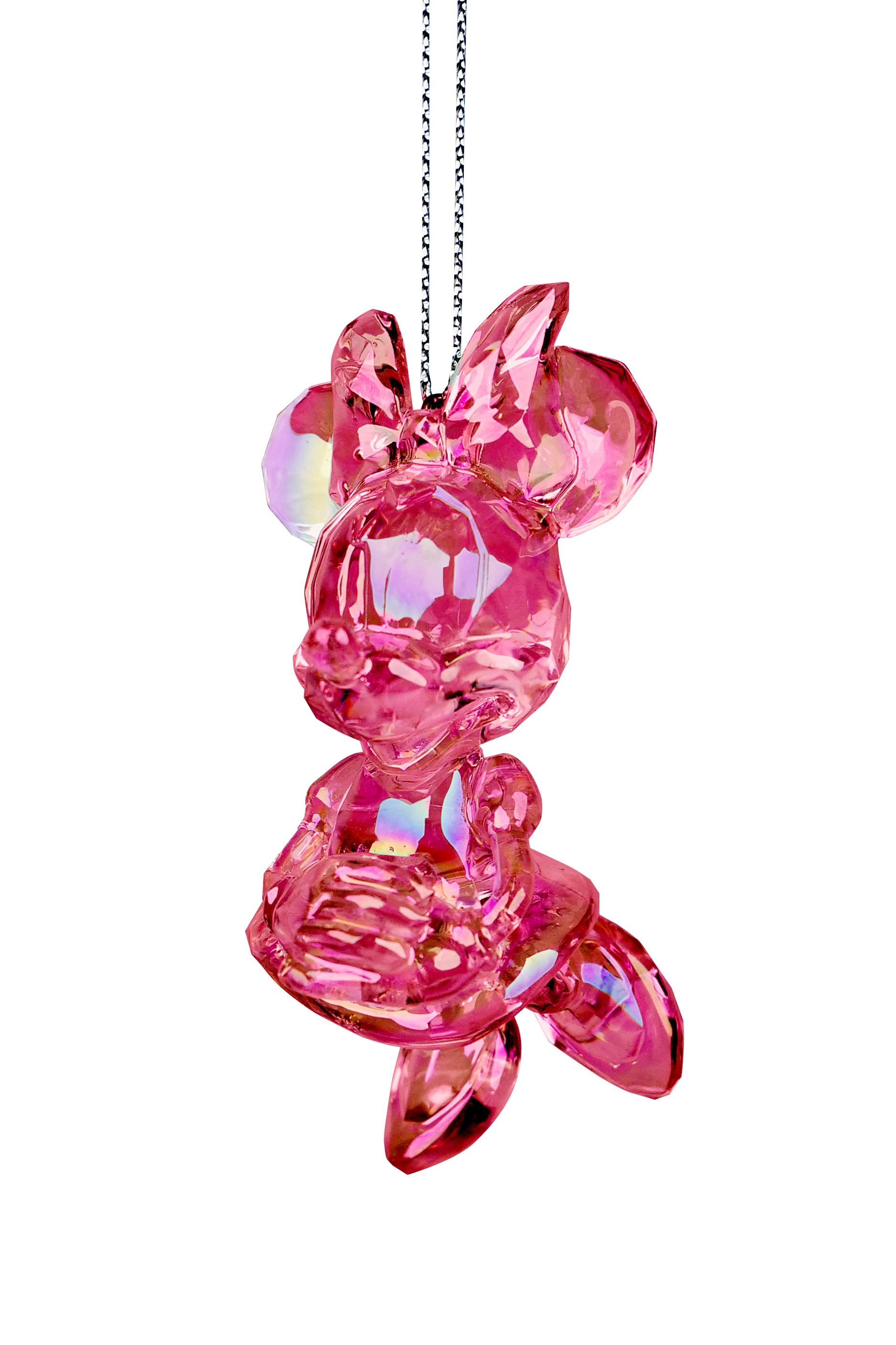 Kurt S. Adler Ornament acryl minnie l8cm roze - 