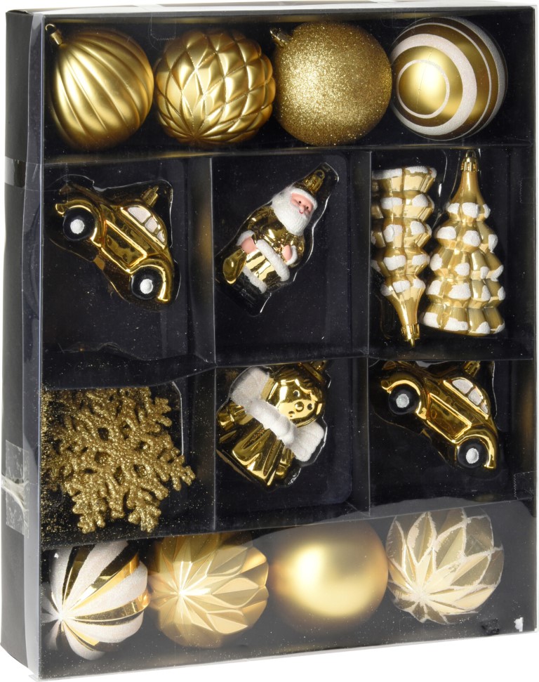 Nampook Xmas Hangdeco Set 20Pcs Goud - 