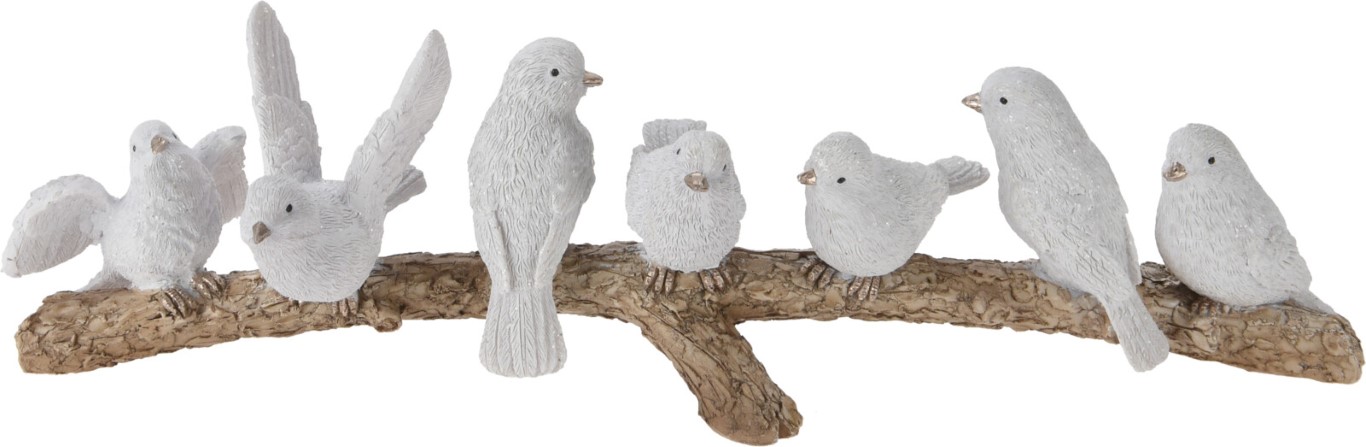 Nampook Birds On Brach 30X7X8 cm 2ass - 