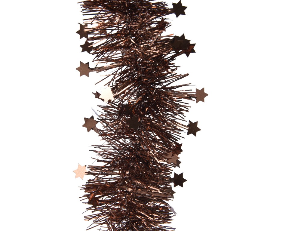 Decoris Lametta guirl. pvc d9l270 cm esprss kerst - 