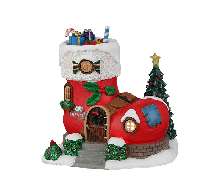 LEMAX No. 3 Elf Lane B/O (3V) Kerst - 