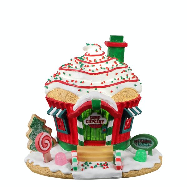 LEMAX Peppermint Cottage 14x16x16 cm Kersthuisje - 