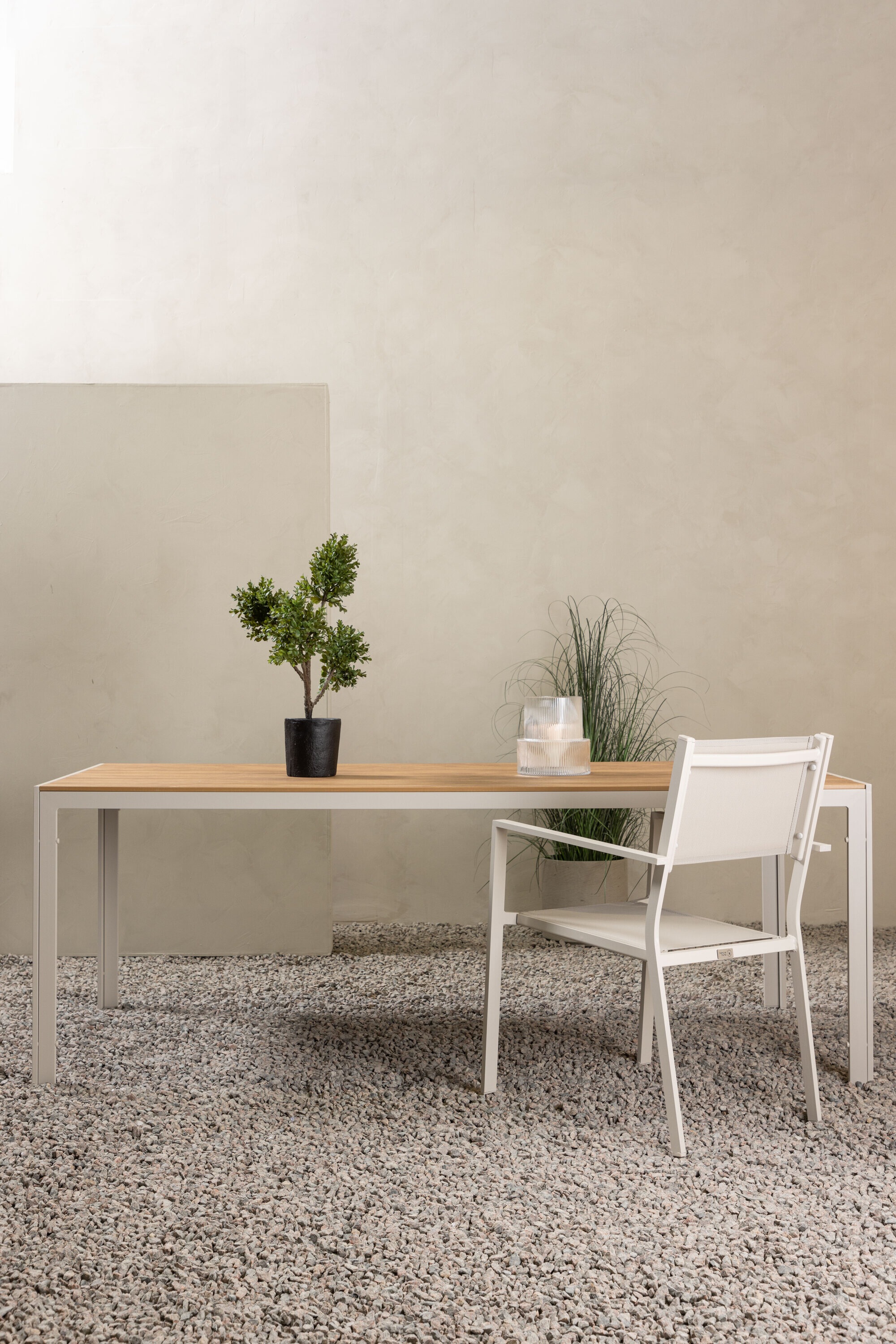 Nohr Tuintafel Erikka 205 x 90cm - Beige