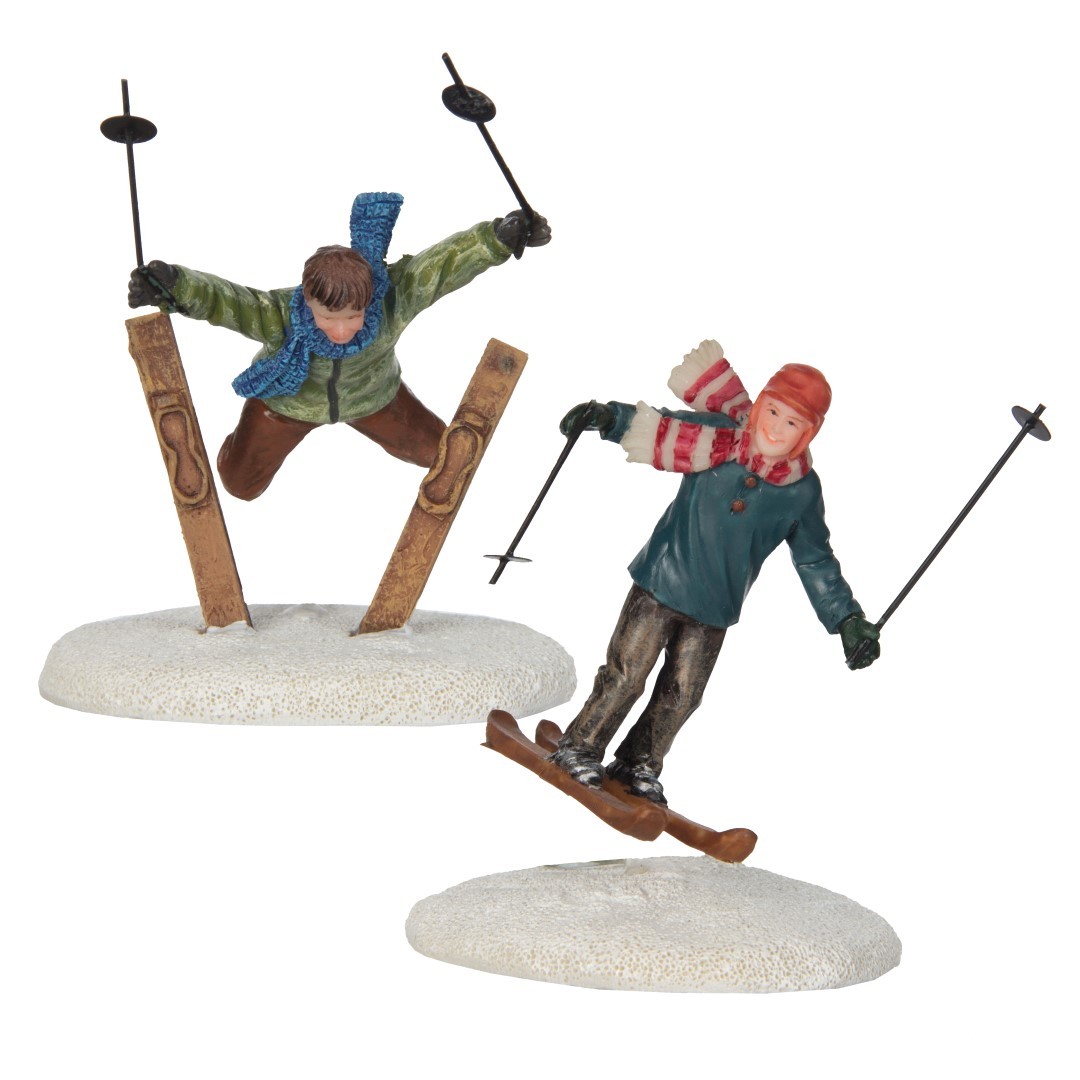 Luville Twee ski springers 6x5x10 cm - 