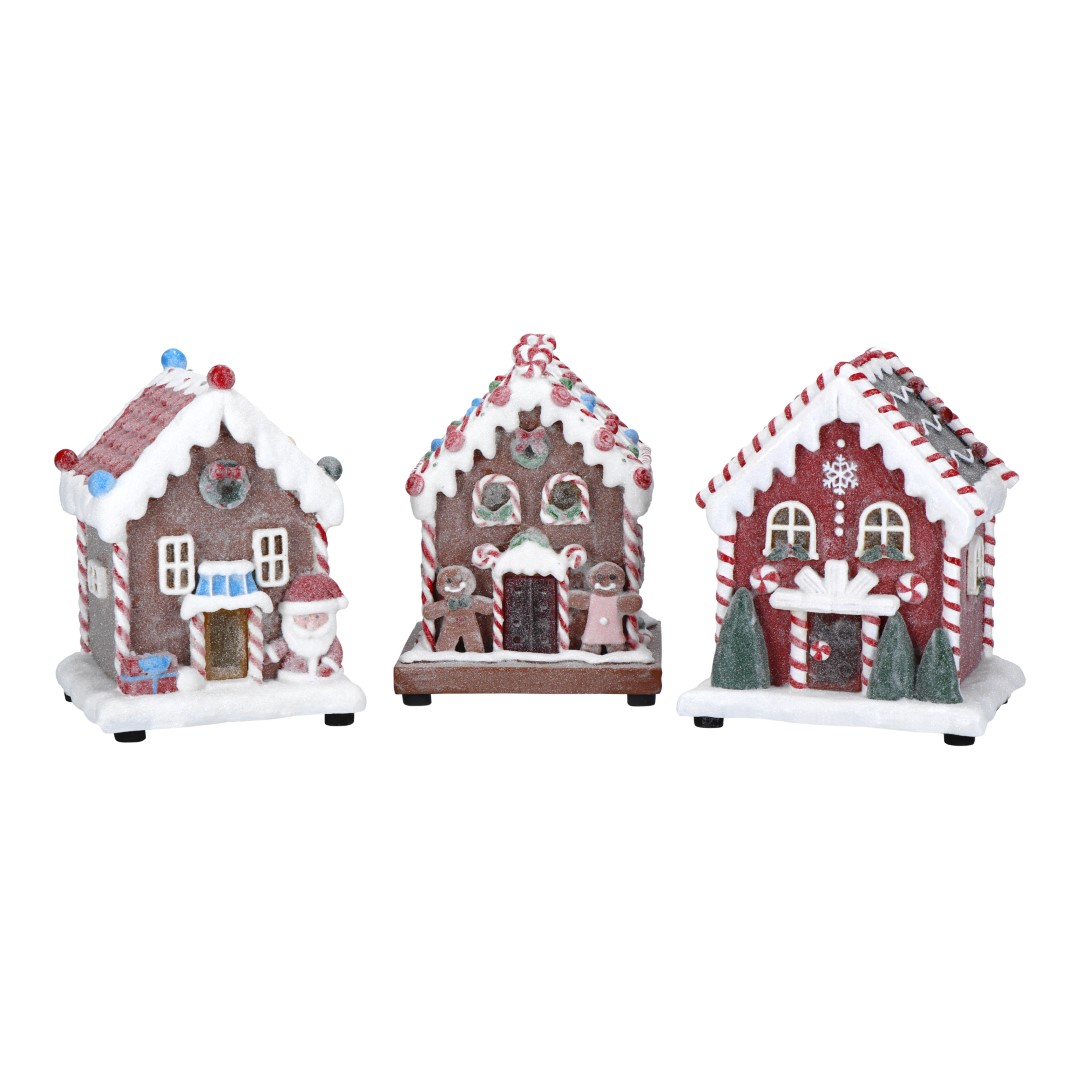 Timstor Christmas candy house 3 ass - 