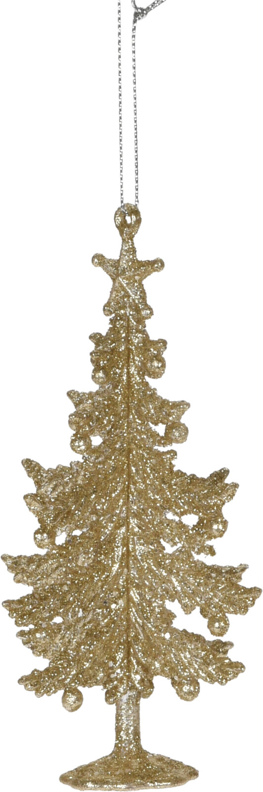 Nampook Hang Deco Xmas Tree Gold 13 cm - 