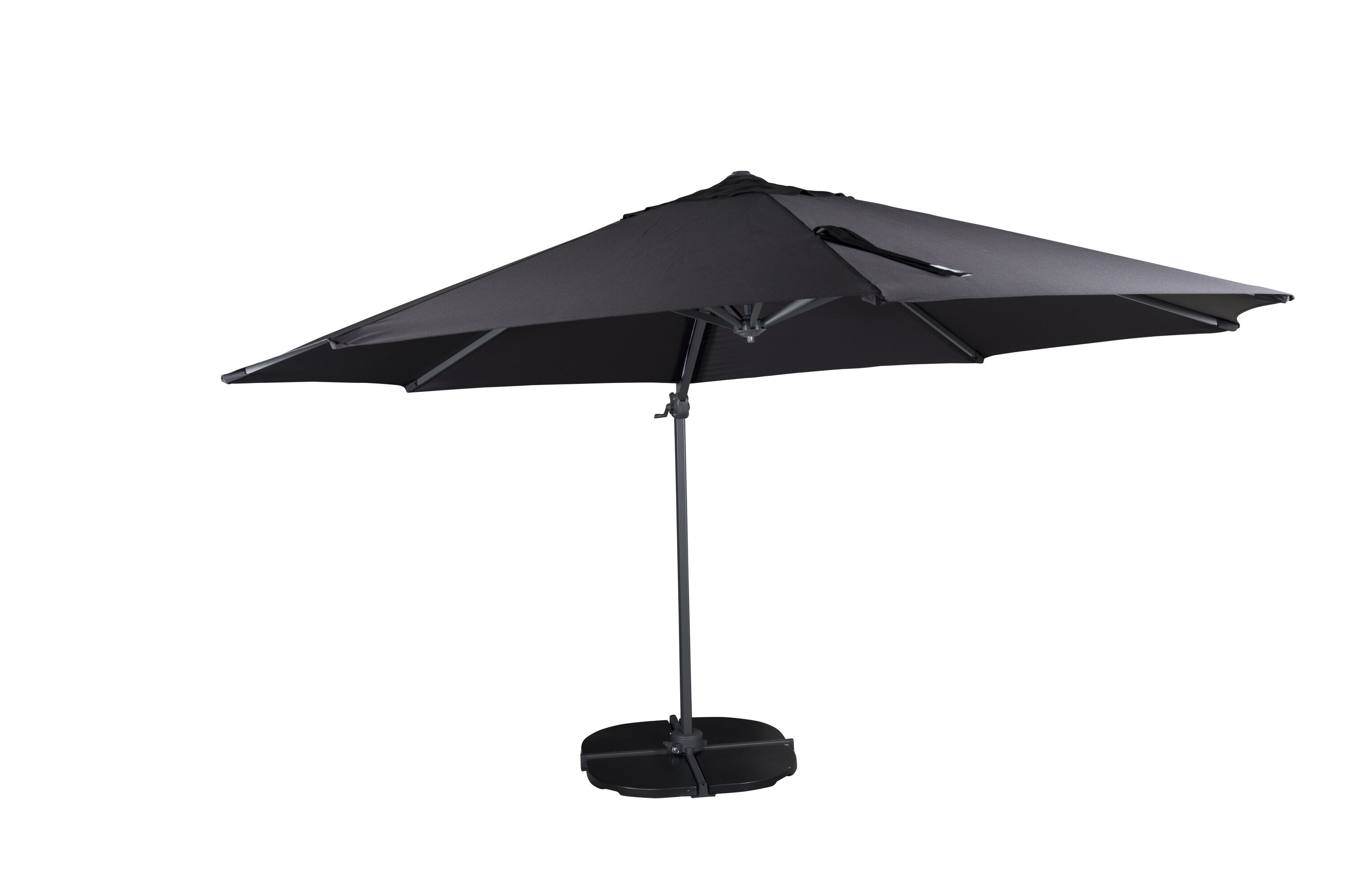 Nohr Zweefparasol Antasia 350cm - Zwart