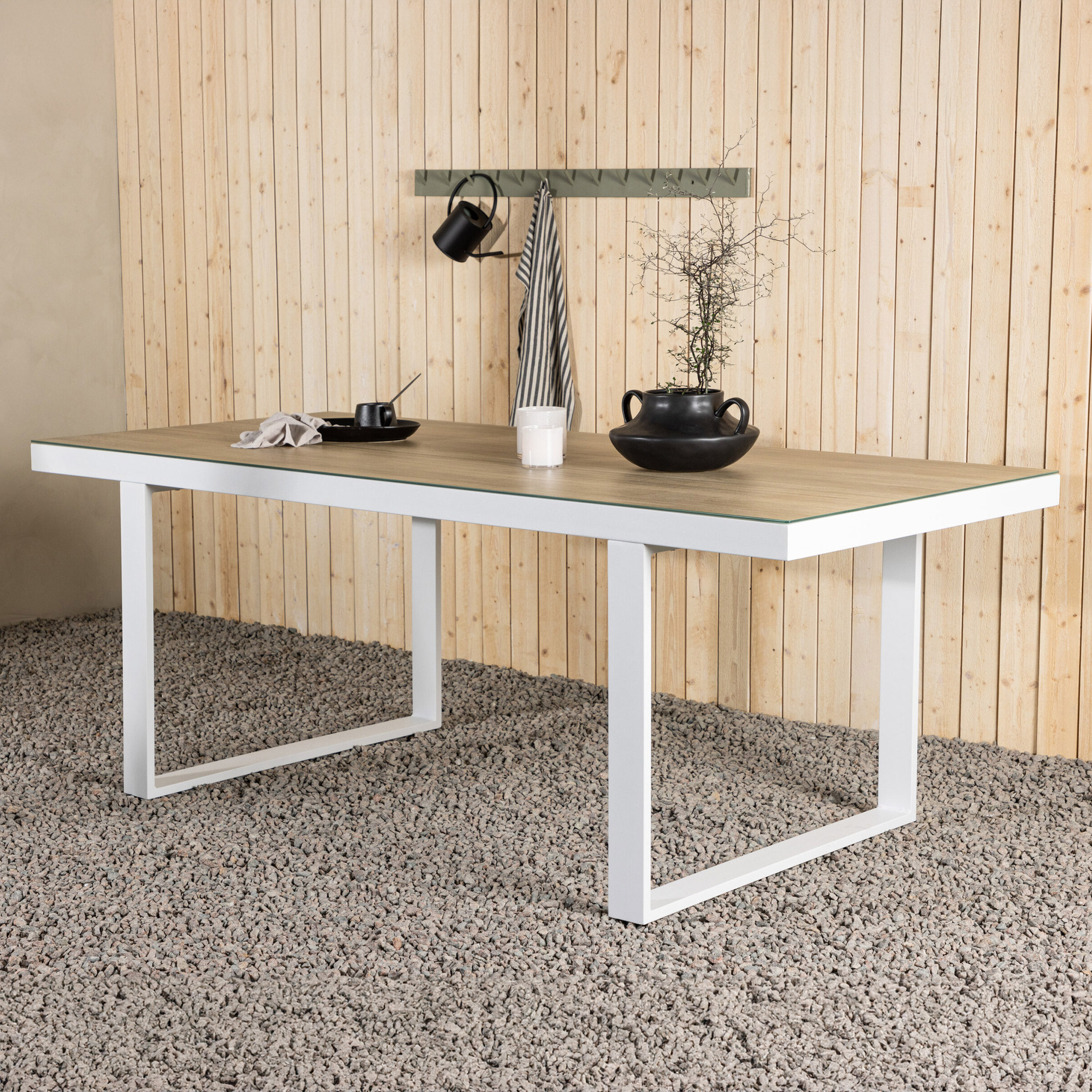 Nohr Tuintafel Mariano 200 x 90cm - Whitewash