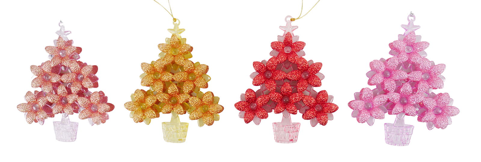 Kurt S. Adler 5.5 inch Christmas Tree Orna X 4. 5x5x10 cm kerstornament - 