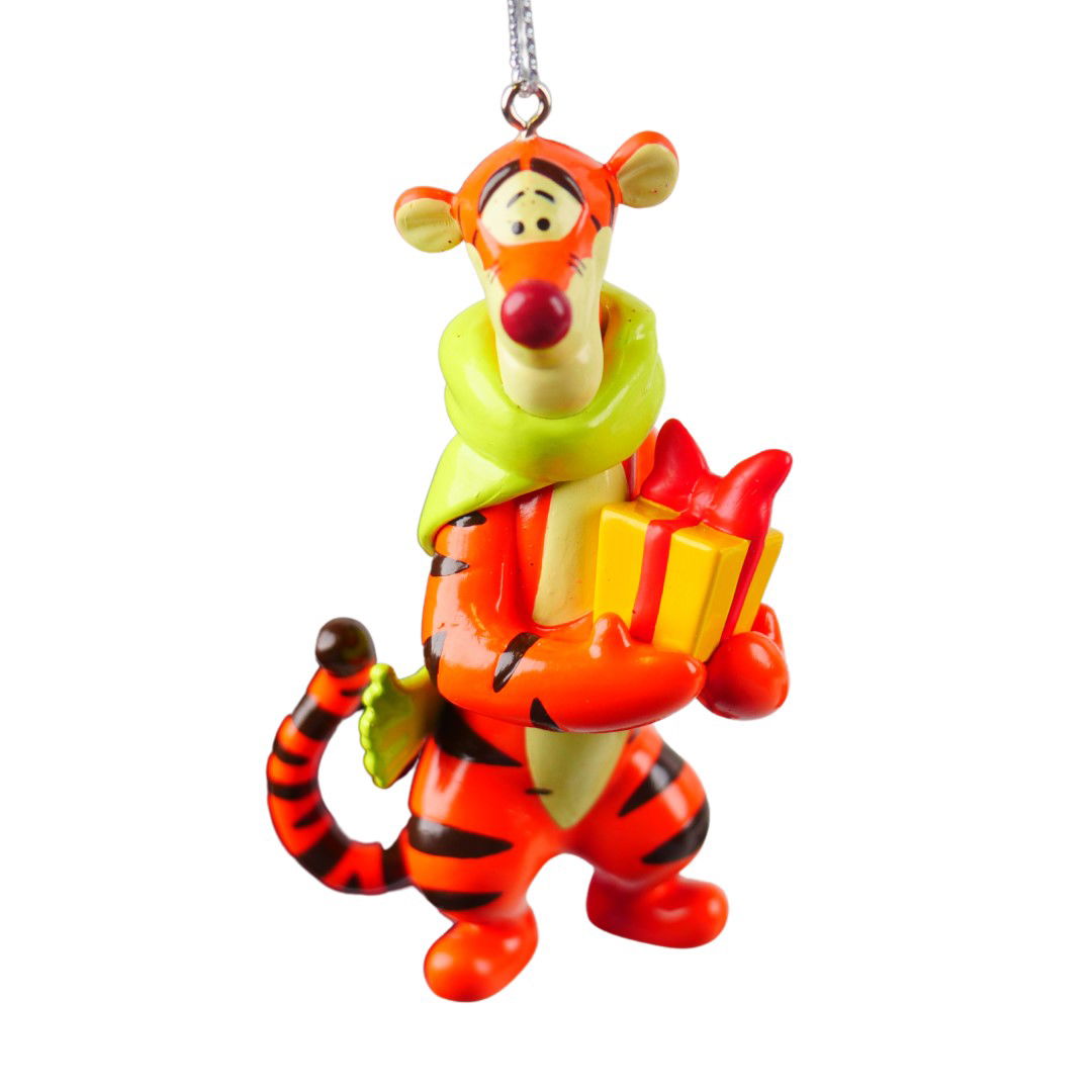 Disney 3D Ornament Tigger Present 5x4x9 cm kerstornament - 