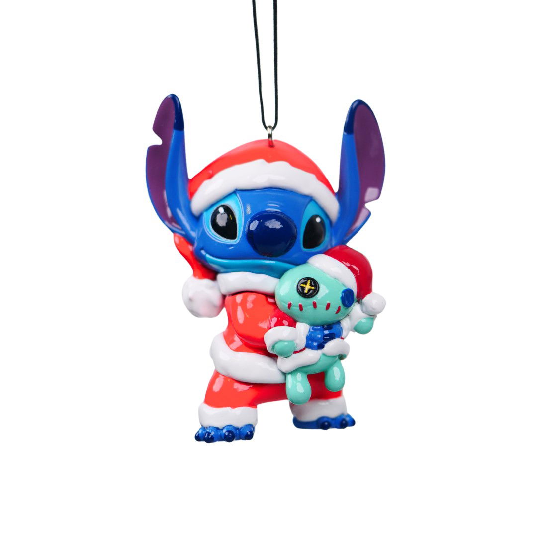 Disney 3D Ornament Stitch With Scrump 4x3x8 cm kerstornament - 