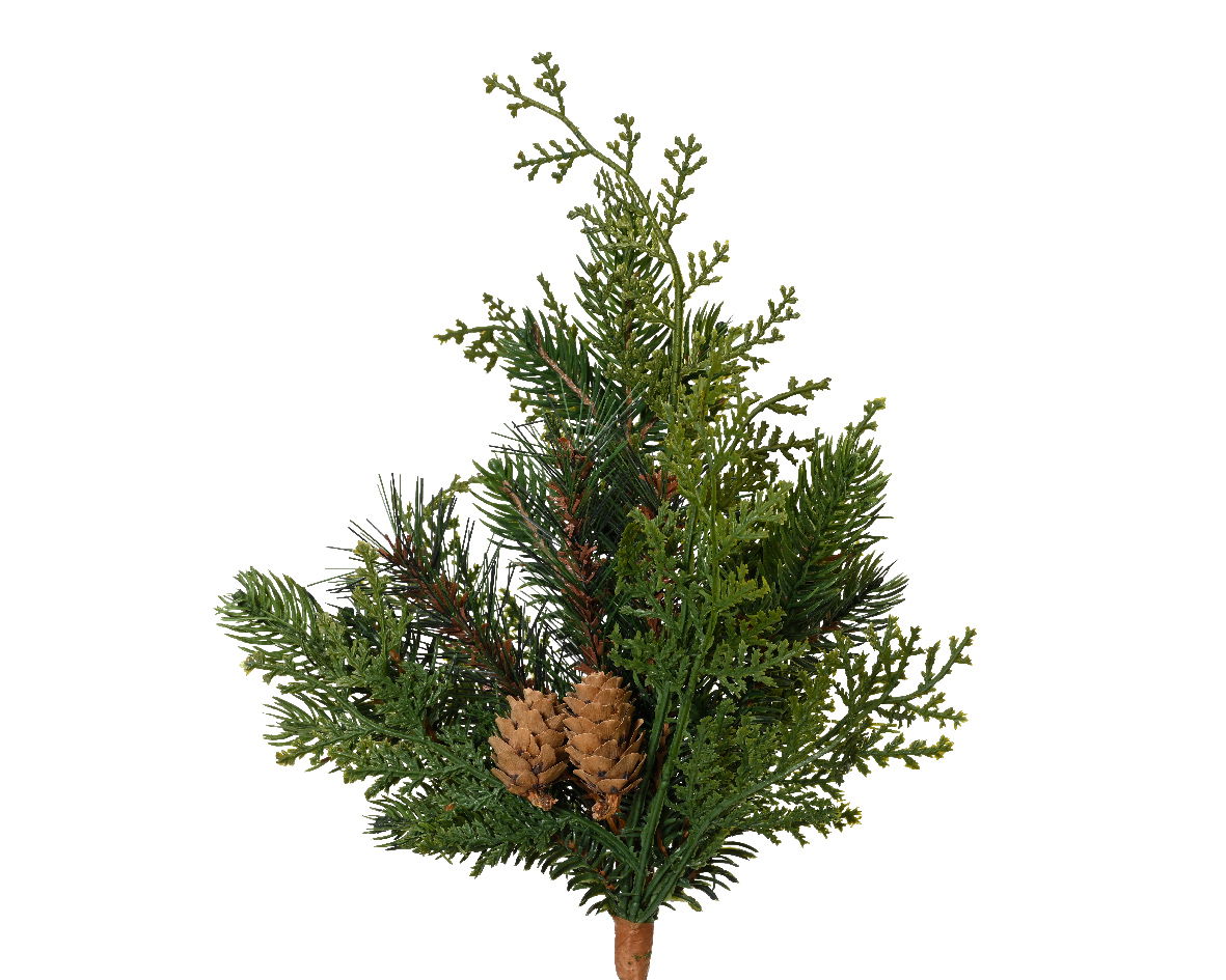 Everlands Cypress tak b13h25 cm groen - 