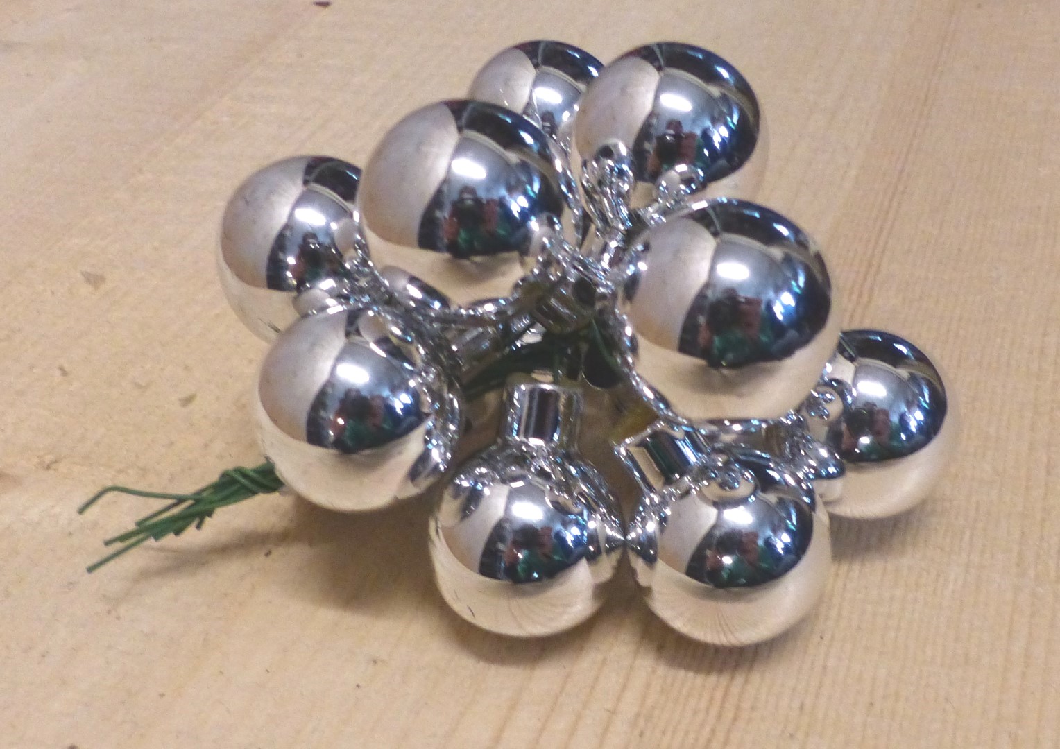 Warentuin Mix Kerstballetjes zilver glas - 