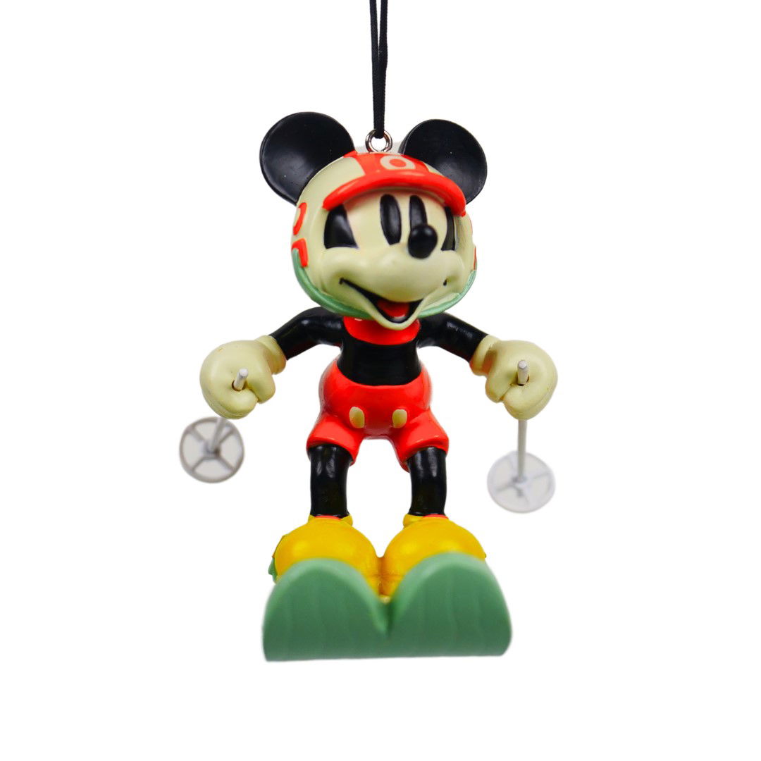 Disney 3D Ornament Mickey Ski 7x9x9,5 cm kerstornament - 