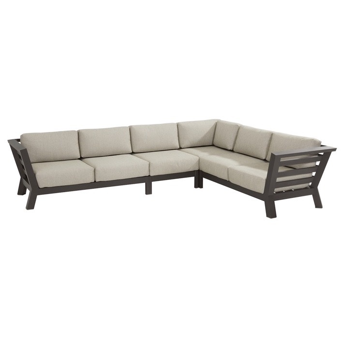 4 Seasons Outdoor Meteoro hoek loungeset 4-delig antraciet 