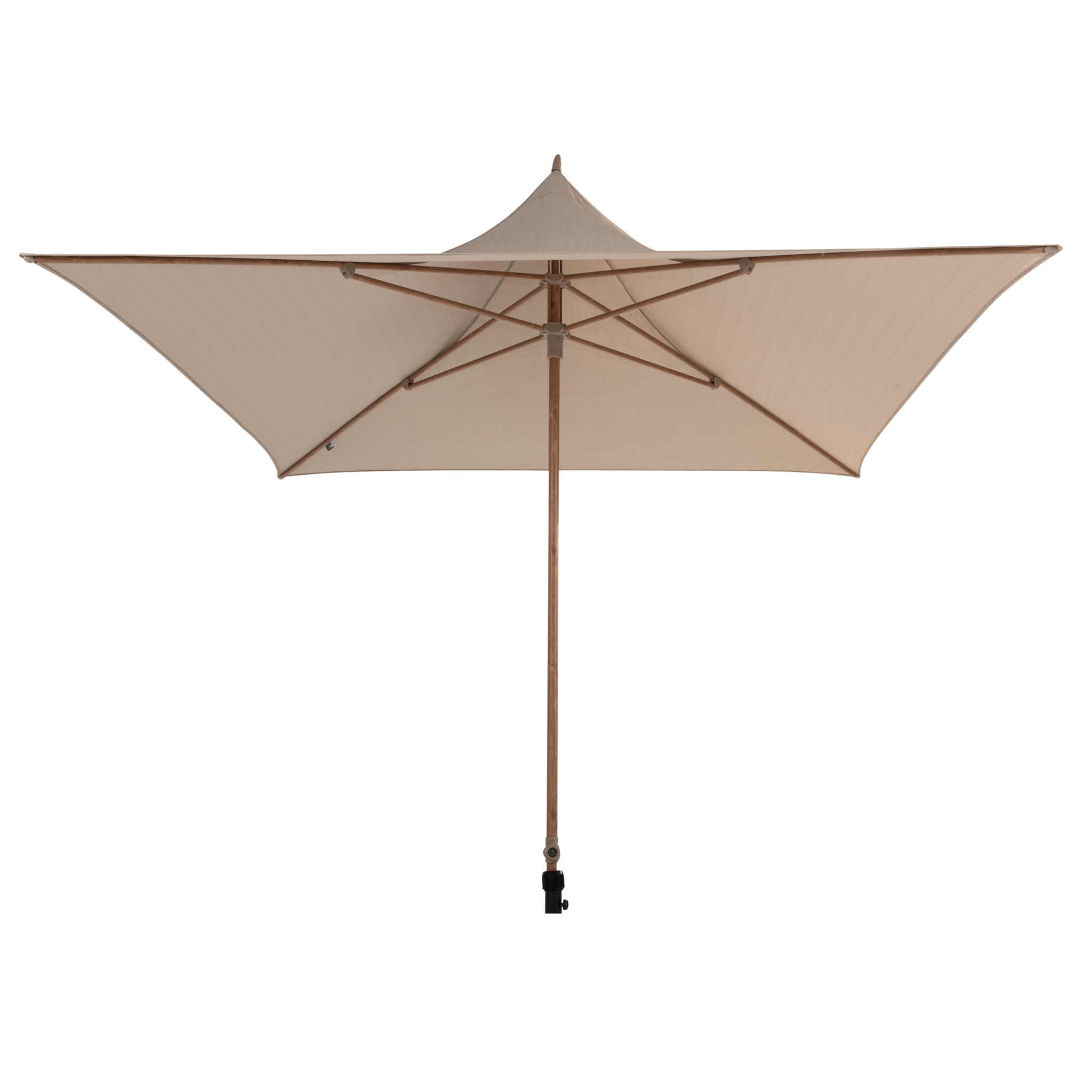 4 Seasons Outdoor Vivenda stokparasol 270x270 cm houtlook frame zand 