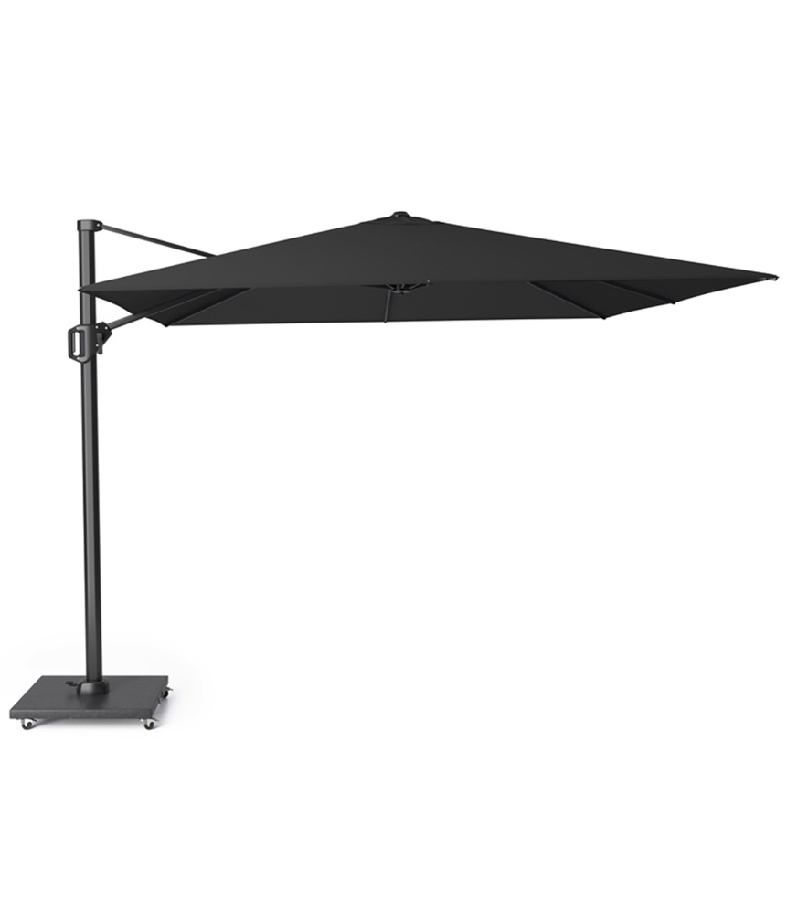 Platinum Challenger T1 premium zweefparasol 300x300 cm faded black