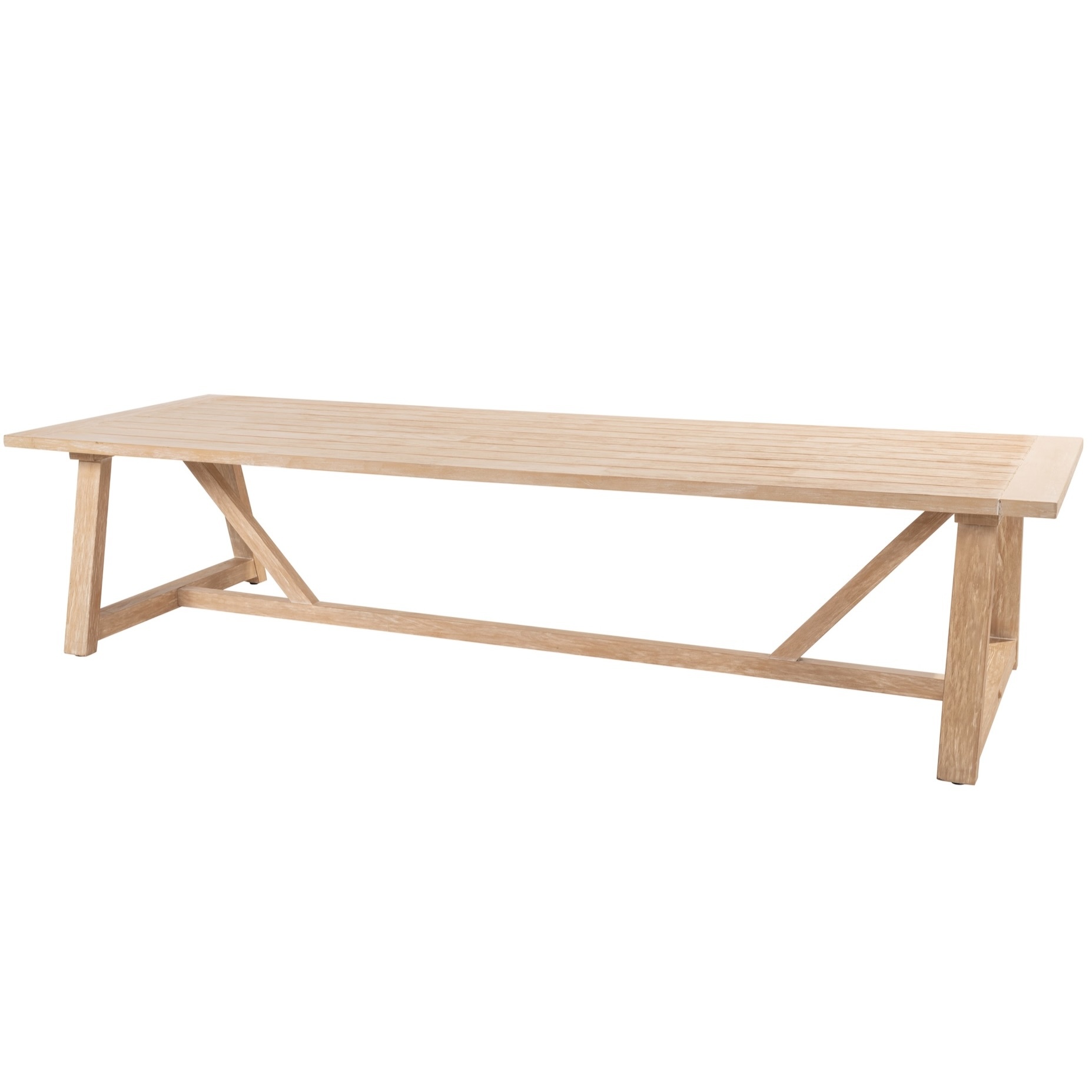 Taste 4SO Noah dining tuintafel 300x100xH69 cm geborsteld teak 4 Seasons Outdoor