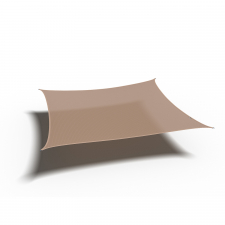 Platinum Schaduwdoek shade sail HDPE vierkant 3,6m (Sand)