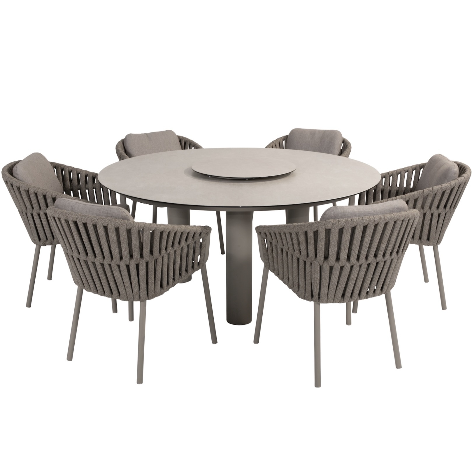 Taste 4SO Owen Donato dining tuinset 160xH75 cm 7 delig keramiek cloud 